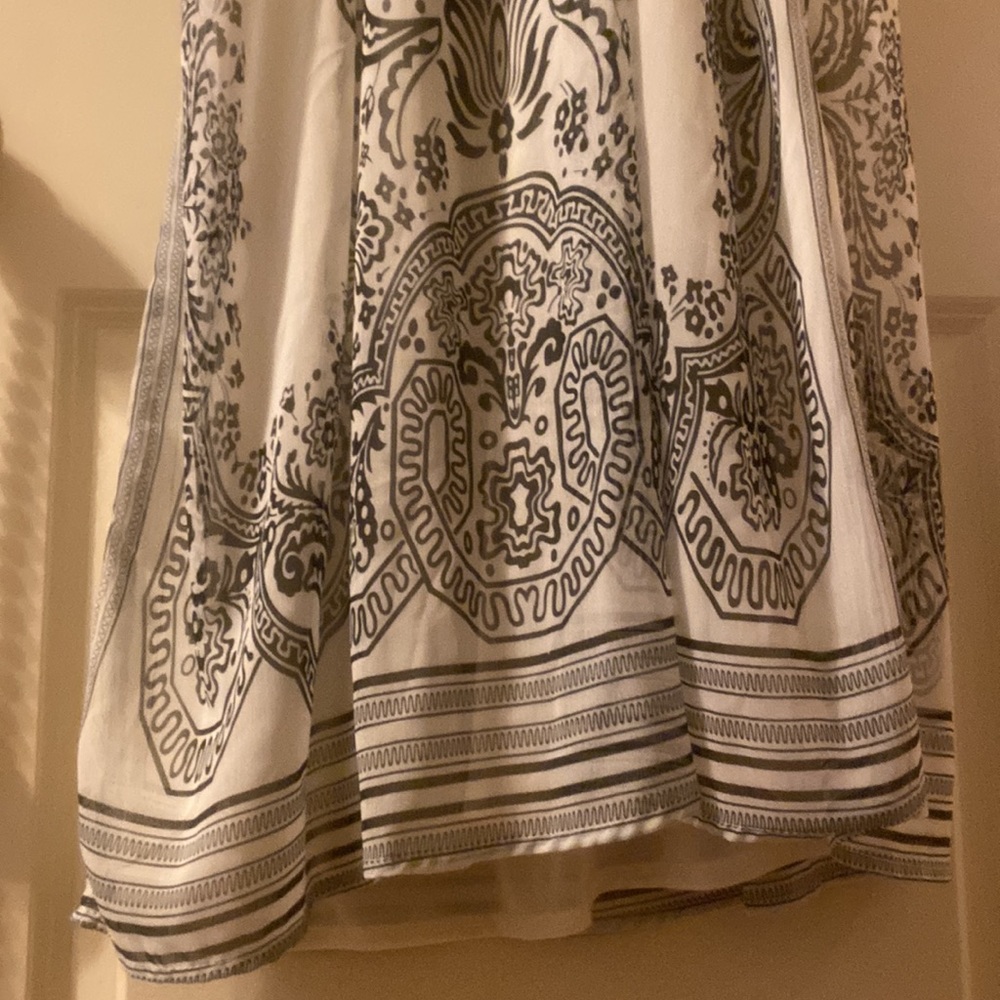 She’s Cool white/black chiffon maxi dress. New with tag - Picture 8 of 8